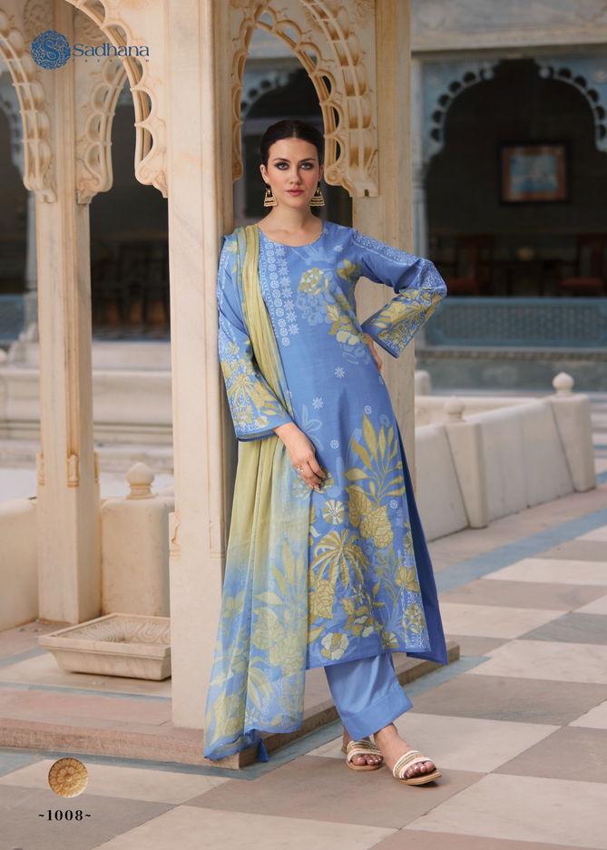 Splendor By Sadhana Khatli Work Printed Cotton Salwar Suits Wholesalers In Delhi